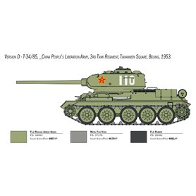 Italeri 1:35 T-34/85 Korean War