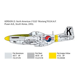 Italeri 1:72 North American F-51D Mustang - KOREAN WAR