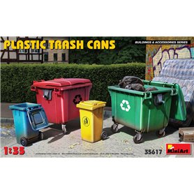 Mini Art 35617 Plastic Trash Cans