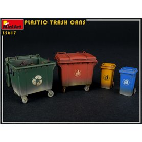 Mini Art 35617 Plastic Trash Cans