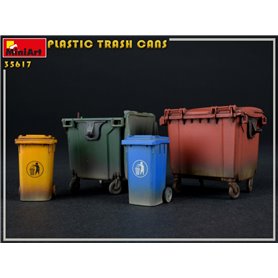 Mini Art 35617 Plastic Trash Cans