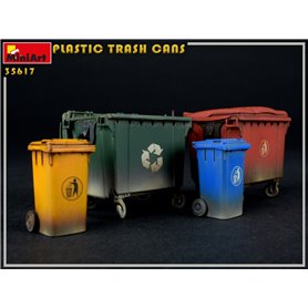 Mini Art 35617 Plastic Trash Cans