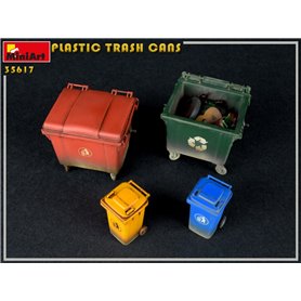 Mini Art 35617 Plastic Trash Cans