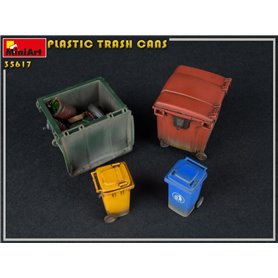 Mini Art 35617 Plastic Trash Cans