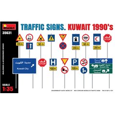 Mini Art 1:35 TRAFFIC SIGNS - KUWEIT 1990S