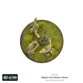 Bolt Action Belgian Army Medium Mortar Team