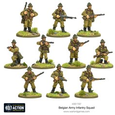 Bolt Action Belgian Army Infantry squad