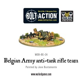 Bolt Action BELGIAN ARMY ANTI-TANK RIFLE TEAM