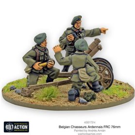 Bolt Action Belgian Chasseurs Ardennais FRC 76mm infantry gun