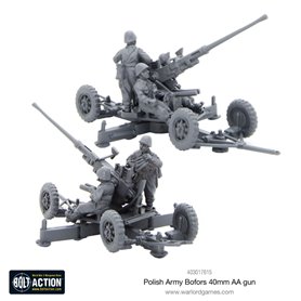 Bolt Action Polish Army Bofors AA gun