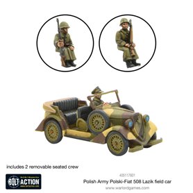 Bolt Action Polish Army Polski Fiat 508 Lazik field car 