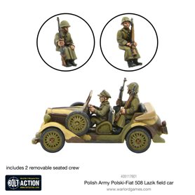 Bolt Action Polish Army Polski Fiat 508 Lazik field car 