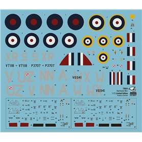 Arma Hobby 70024 Hurricane Mk1 Alied Squadrons