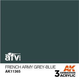 AK Interactive 3RD GENERATION ACRYLICS - French Army Grey-Blue