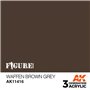 AK Interactive 3RD GENERATION ACRYLICS - Waffen Brown Grey