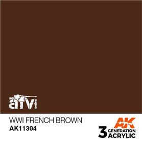 AK Interactive 3RD GENERATION ACRYLICS - WWI French Brown