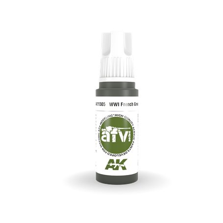 AK Interactive 3RD GENERATION ACRYLICS - WWI French Green 1