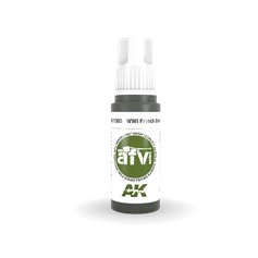 AK Interactive 3RD GENERATION ACRYLICS - WWI FRENCH GREEN 1 - 17ml