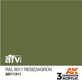 AK Interactive 3RD GENERATION ACRYLICS - RAL 6003 Olivgr�n opt.2