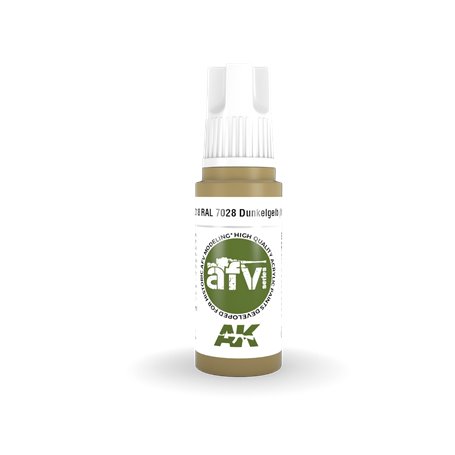 AK Interactive 3RD GENERATION ACRYLICS - RAL 7028 DUNKELGELB - INITIAL - 17ml