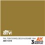 AK Interactive 3RD GENERATION ACRYLICS - RAL 7028 DUNKELGELB AUSGABE 1944 - 17ml