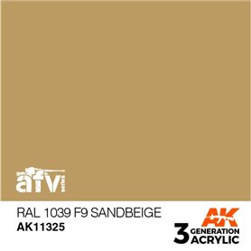 AK Interactive 3RD GENERATION ACRYLICS - RAL 1039 F9 Sandbeige