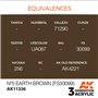 AK Interactive 3RD GENERATION ACRYLICS - NO5 EARTH BROWN - FS30099 - 17ml