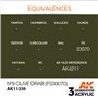 AK Interactive 3RD GENERATION ACRYLICS - NO9 OLIVE DRAB - FS33070 - 17ml