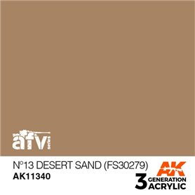 AK Interactive 3RD GENERATION ACRYLICS - N?13 Desert Sand (FS30279)