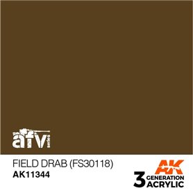 AK Interactive 3RD GENERATION ACRYLICS - FIELD DRAB - FS30118 - 17ml