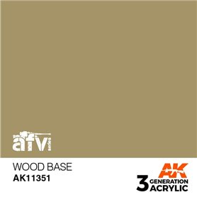 AK Interactive 3RD GENERATION ACRYLICS - Wood Base