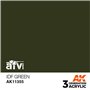 AK Interactive 3RD GENERATION ACRYLICS - IDF GREEN - 17ml
