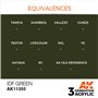 AK Interactive 3RD GENERATION ACRYLICS - IDF Green
