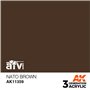 AK Interactive 3RD GENERATION ACRYLICS - NATO BROWN - 17ml
