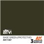 AK Interactive 3RD GENERATION ACRYLICS - BASE GREEN - PROTECTIVE - 17ml