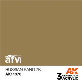AK Interactive 3RD GENERATION ACRYLICS - RUSSIAN SAND 7K - 17ml