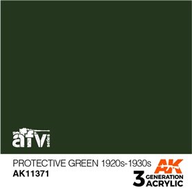 AK Interactive 3RD GENERATION ACRYLICS - Protective Green 1920s-1930s