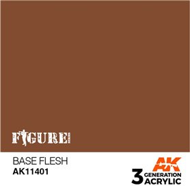 AK Interactive 3RD GENERATION ACRYLICS - BASE FLESH - 17ml