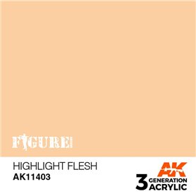 AK Interactive 3RD GENERATION ACRYLICS - Highlight Flesh