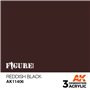 AK Interactive 3RD GENERATION ACRYLICS - REDDISH BLACK - 17ml