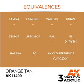 AK Interactive 3RD GENERATION ACRYLICS - Orange Tan