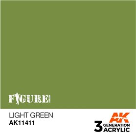 AK Interactive 3RD GENERATION ACRYLICS - LIGHT GREEN - 17ml