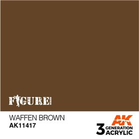 AK Interactive 3RD GENERATION ACRYLICS - WAFFEN BROWN - 17ml