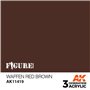 AK Interactive 3RD GENERATION ACRYLICS - Waffen Red Brown