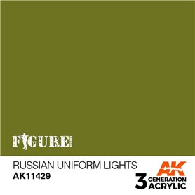 AK Interactive 3RD GENERATION ACRYLICS - Russian Uniform Lights