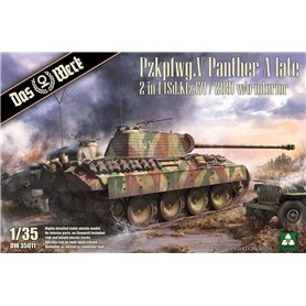 Das Werk DW35011 Pzkpfwg.V Panther A late 2 in 1 (Sd.Kfz.171 / 268) w/o interior