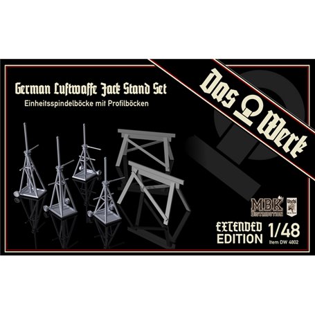 Das Werk DW4802 German Luftwaffe Jack Stand Set - Extended Edition