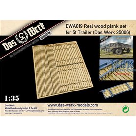Das Werk DWA019 Real wood plank set for 5t Trailer