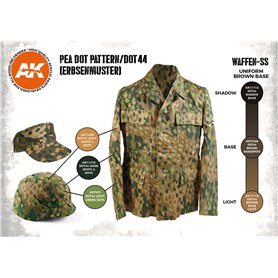 AK Interactive Zestaw farb WAFFEN SS 44 DOT UNIFORM COLORS 3G