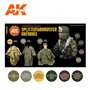 AK Interactive Zestaw farb SPLITTERMUSTER UNIFORM 3G